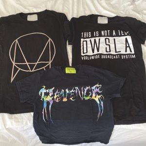 BUNDLE: OWSLA + REVENGE TEES x 3 - SMALL